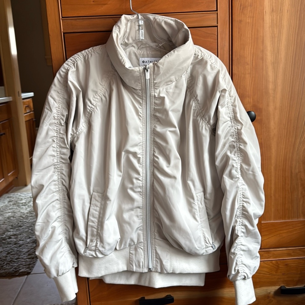 Athleta Jetset bomber jacket size M